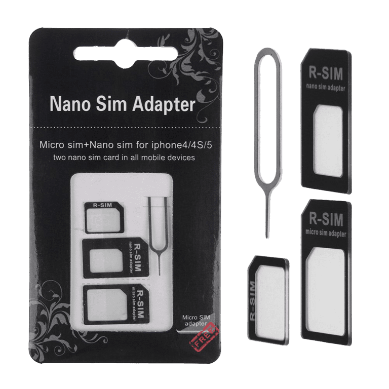 Sim Card Adapter Kit Nano Sim Micro Sim Mini Sim 4791