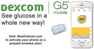 Use the Dexcom G5 Mobile application to manage your diabetes!