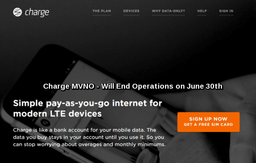 Charge Sprint MVNO Will End Operations on June 30th