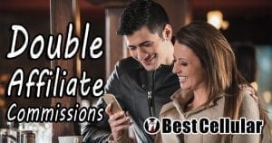 The Best Cellular affiliate program is now offering double commissions for affiliates!