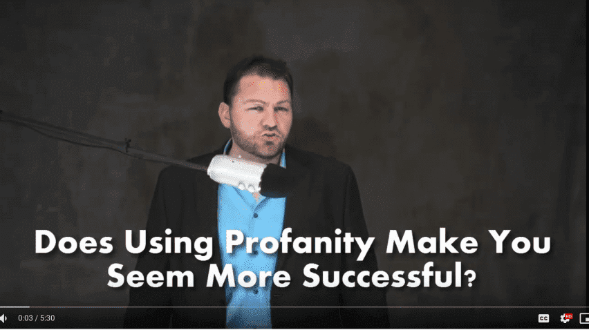 Can You Use Profanity To Increase Success 