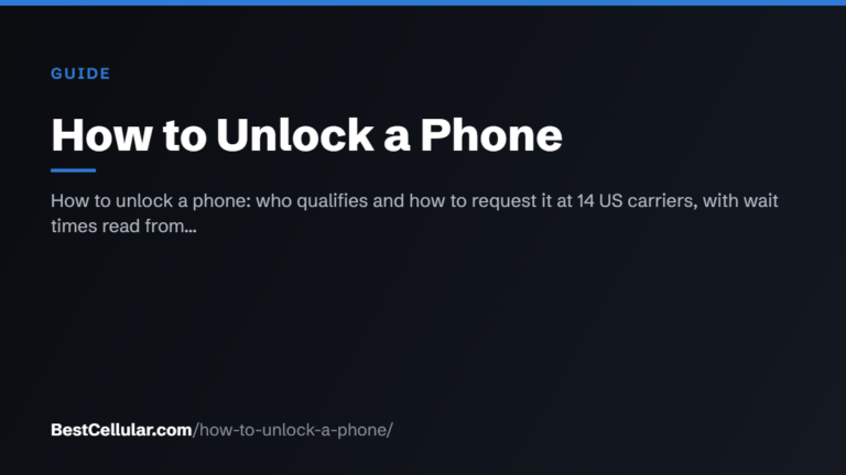 How to Unlock a Phone — BestCellular.com guide